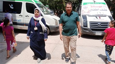 قافلة طبية مجانية بقرية عرب رزقة الدير مركز القوصية