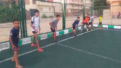 مشروع رياضى بمركز شباب حى السلام في الخارجة بالوادي الجديد