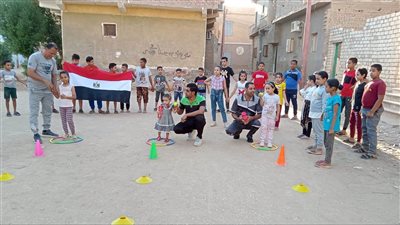 فعاليات القافلة الرياضية الثالثة للأحياء السكنية بالوادي الجديد
