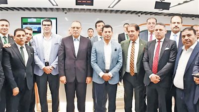 افتتاح فرع البنك الأهلى بمركز التنمية الشبابية ببلبيس