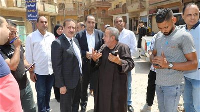  محافظ المنوفية في جولة ميدانية موسعة بشبين الكوم والباجور