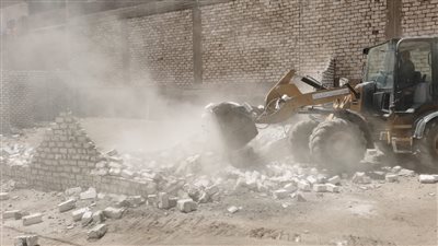 إزالة 7 حالات تعد على أراض زراعية بالقوصية فى أسيوط 