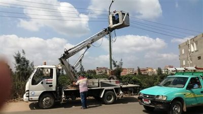 ترشيدًا لاستهلاك الكهرباء: استبدال لمبات الصوديوم بمركز المحلة 
