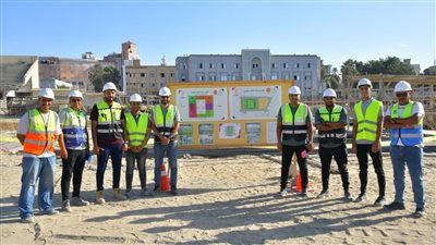 وزير الرياضة يتفقد أعمال تطوير ستاد بورسعيد الجديد