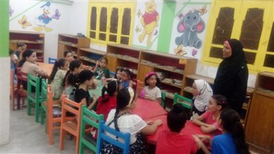 ثقافة طفل منفلوط يستقبل مجموعة من الأطفال في يوم فني متكامل 
