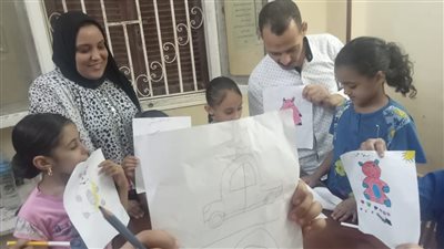 بيت ثقافة صدفا  يعقد ورشة فنية للأطفال