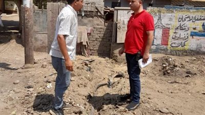 إيقاف أعمال حفر عشوائي بشبين القناطر