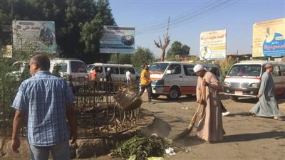 مجلس قروى بهجورة يشن حملة على منطقة الشادر وكمين الشطبية بنجع حمادي 