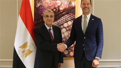 وزير الكهرباء يستقبل وزير التعاون الإنمائي الدولي والتجارة الخارجية السويدي