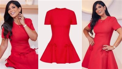 فستان من فالنتينو وسلسلة من شوميه.. سعر إطلالة منى زكي يصدم الجماهير