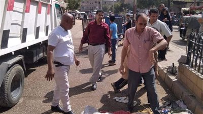 رئيس مركز ومدينة الغنايم ينفذ حملة إشغالات مكبرة بشوارع المدينة