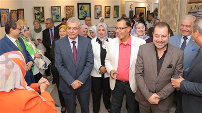 افتتاح قاعة الفنون التشكيلية والمعرض الفنى السنوى بكلية التربية النوعية بالزقازيق