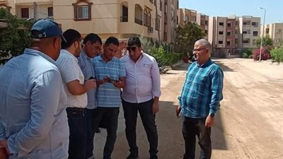 رئيس الجهاز يواصل جولاته المرورية لتفقد المشروعات واعمال التطوير الجارية بالعبور 