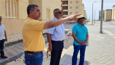 مسؤولو الإسكان يتفقدون عمارات 