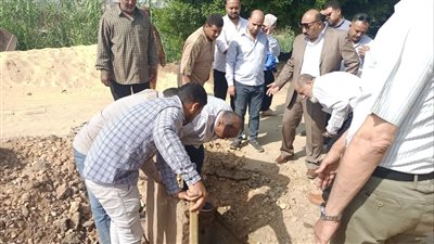 رئيس مياه القناة: يتفقد مدينة اللقاحات والأمصال بسرابيوم 