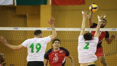 الجزائر تتقدم على مصر في الشوط الأول من بطولة أمم أفريقيا للطائرة