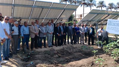 معهد بحوث الهندسة الزراعية ينفذ نموذجا لمضخة ري تعمل بالطاقة الشمسية