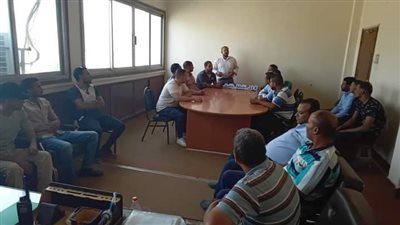 حملة توعوية داخلية للعاملين بمحطة مياه نجع حمادي