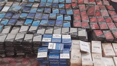 ضبط 630 علبة سجائر أجنبية مهربة بالفيوم 