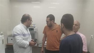 فريق الإشراف العلاجي فى زيارة لمستشفي فرشوط المركزى