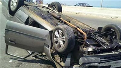 إصابة 8 أشخاص في حادث سير بطريق القاهرة - أسيوط