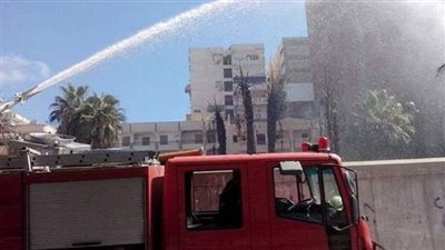 إخماد حريق أعلى سطح ببولاق الدكرور