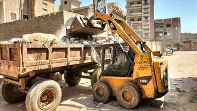 رفع 270 طن قمامة بمركز المحلة الكبرى 