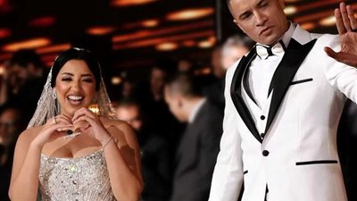 معركة جديدة بين حسن شاكوش وزوجته والسلاح صور مشينة من غرفة الزوجية.. فيديو