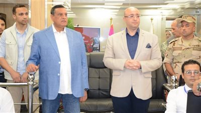 وزير التنمية المحلية ومحافظ بني سويف يتفقدان مركز السيطرة الموحد للشبكة الوطنية للطوارئ