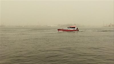 عاصفة دانيال تضرب بورسعيد.. وانتظام حركة الملاحة| فيديو 