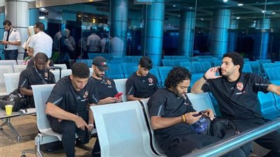 بعثة الأهلي تغادر مطار القاهرة 