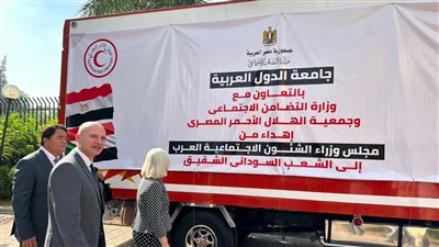 الهلال الأحمر المصري يجهز معونة تزن 87 طنًا لإرسالها إلى ليبيا والمغرب