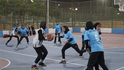 فريق طالبات جامعة سوهاج لكرة السلة يفوز علي جامعة دمياط 