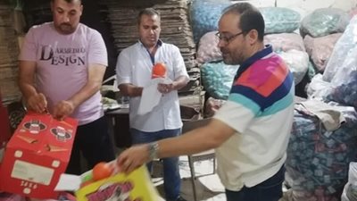 ضبط 1148 كيلو جرام مواد غذائية غير صالحة بالقليوبية