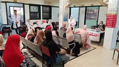 الكشف على 1263 مريضًا في قافلة علاجية في قرية الزهيري بالدقهلية