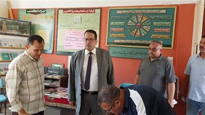 وكيل تعليم الغربية يتفقد مدارس غرب طنطا استعدادا للعام الجديد 