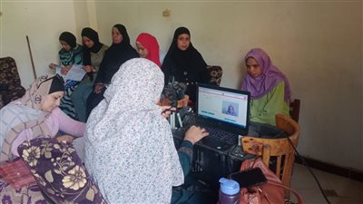 قومي المراة بأسيوط يستخرج 90 بطاقة رقم قومي للسيدات بقرية الشيخ شحاتة