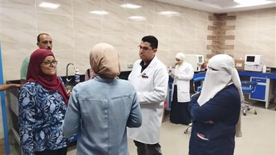 تجهيزات مستشفى القناطر الخيرية المركزي تسير بخطى سريعة