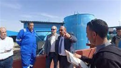 رئيس مياه القناة يتفقد انتظام العمل بالمحطات وقطاع المعامل