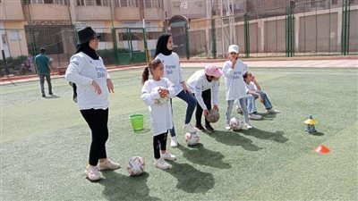 المشروع القومي لفتيات الأمل في خماسي كرة القدم للصم وضعاف السمع بسوهاج