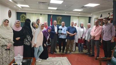 مصر للطيران للخدمات الطبية تستقبل وفدا من مستشفي الراجحي الجامعي للكبد