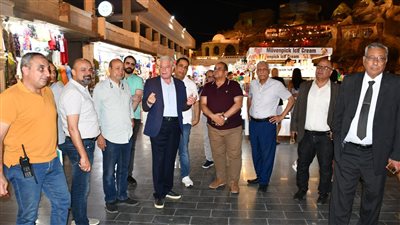 محافظ جنوب سيناء يتابع آخر مستجدات مشروع تطوير مصر القديمة