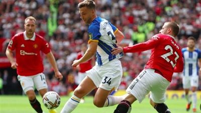 الدوري الإنجليزي.. موعد مباراة مانشستر يونايتد وبرايتون والقنوات القناقلة 