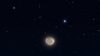  اقتران القمر مع النجم سبيكا.. يبعُد عن الأرض بـ260 سنة ضوئية 