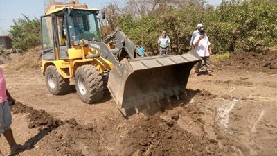 التصدى للتعديات على الأراضي الزراعية بطوخ  فى القليوبية