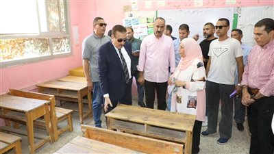 محافظ المنوفية يتفقد استعدادات العام الدراسي بقويسنا وبركة السبع