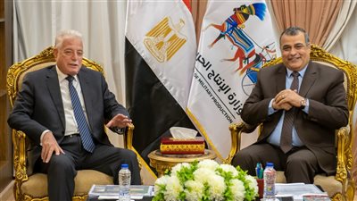 وزير الدولة للإنتاج الحربي يستقبل محافظ جنوب سيناء لبحث سبل تعزيز التعاون 