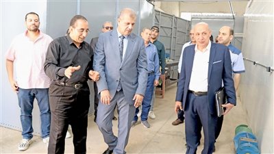 رئيس مياه الفيوم يتفقد الورشة الفنية للتدريب والتقييم العملي 