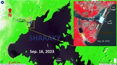إثيوبيا تغلق بوابتي التصريف في سد النهضة بعد وصول المياه إلى المفيض 