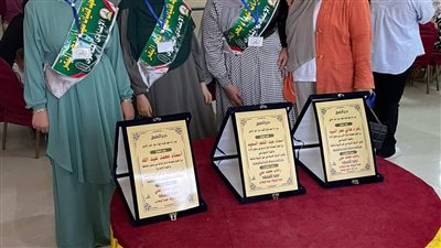 تكريم أوائل الشهادات الأزهرية بإدارة الحسينية التعليمية
